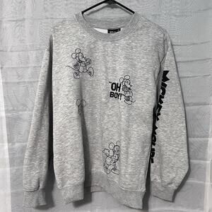 Disney Gray Mickey Mouse Sweatshirt